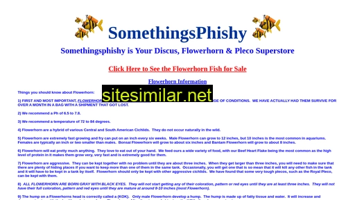flowerhorn-somethingsphishy.com alternative sites