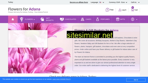 flowers4adana.com alternative sites