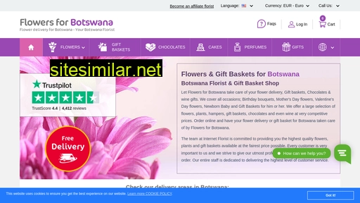 flowers4botswana.com alternative sites