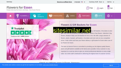 flowers4essen.com alternative sites