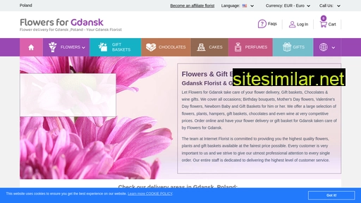 flowers4gdansk.com alternative sites