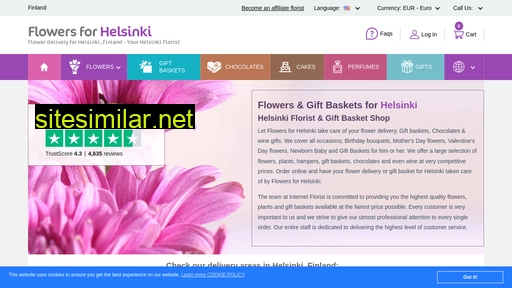 flowers4helsinki.com alternative sites