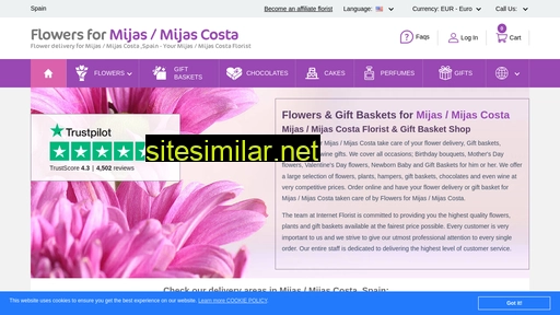 flowers4mijas.com alternative sites