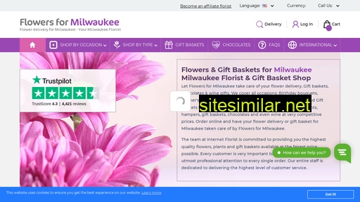 flowers4milwaukee.com alternative sites