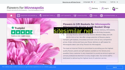 flowers4minneapolis.com alternative sites