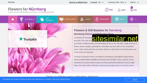 flowers4nuremberg.com alternative sites