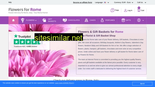 flowers4rome.com alternative sites