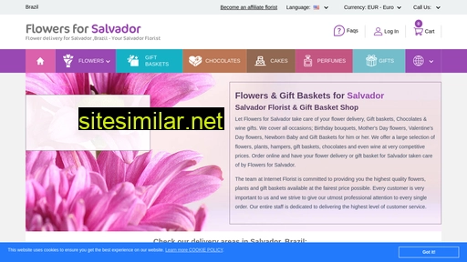 flowers4salvador.com alternative sites