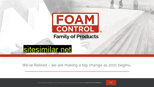 Foam-control similar sites
