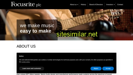focusriteplc.com alternative sites