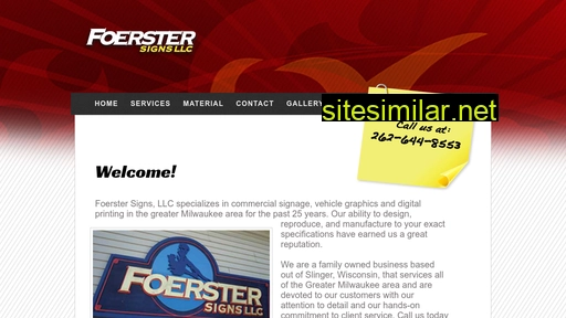 foerstersigns.com alternative sites