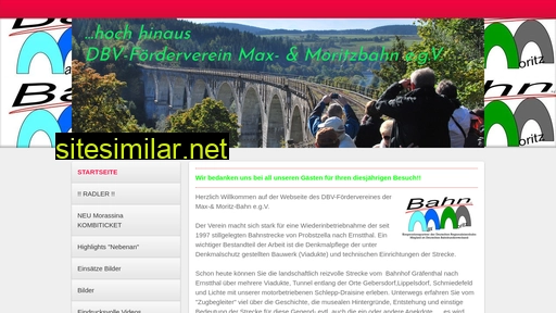 foerderverein-max-und-moritzbahn.jimdofree.com alternative sites