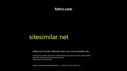 fohrn.com alternative sites