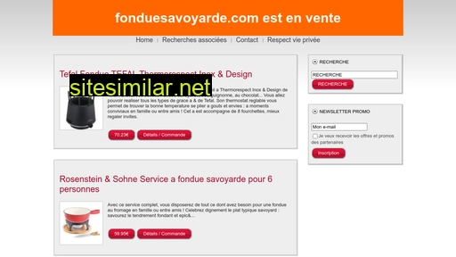 fonduesavoyarde.com alternative sites