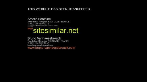 fontaine-vanhaesebrouck.com alternative sites