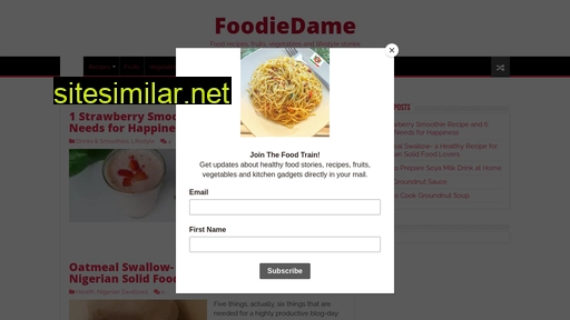 foodiedame.com alternative sites