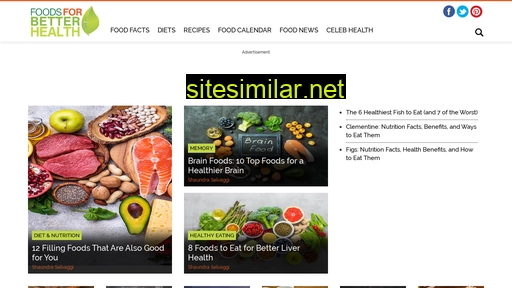 foodsforbetterhealth.com alternative sites