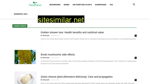 foodthesis.com alternative sites
