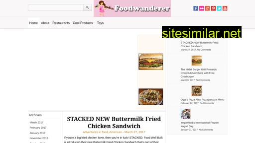 foodwanderer.com alternative sites