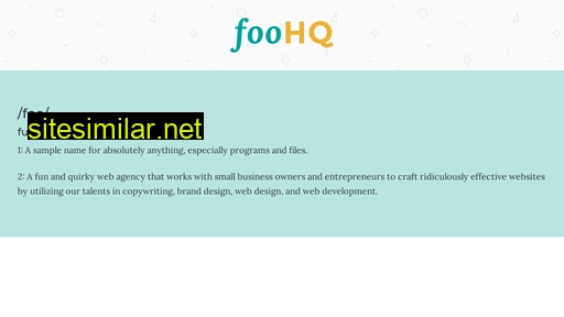 foohq.com alternative sites