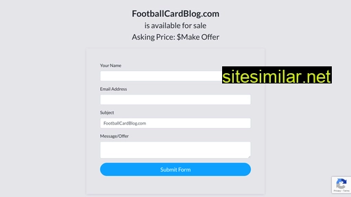 footballcardblog.com alternative sites