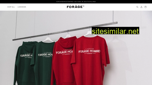 forage-clothing.com alternative sites