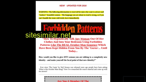 forbiddenpatterns.com alternative sites