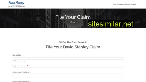 form.stanleyclaims.com alternative sites