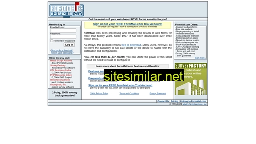Formmail similar sites