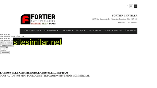 fortierchrysler.com alternative sites
