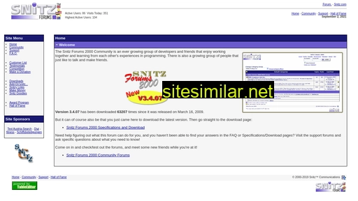 forum.snitz.com alternative sites