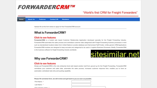 forwardercrm.com alternative sites