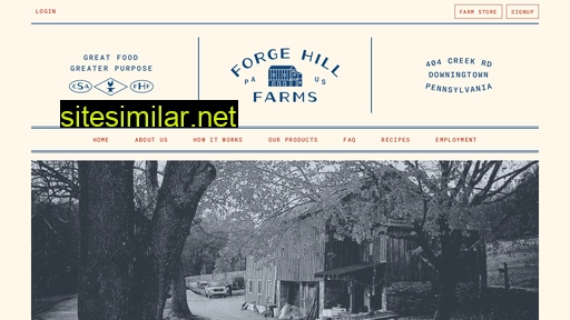 forgehillfarms.com alternative sites