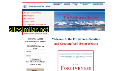forgivenesssolution.com alternative sites