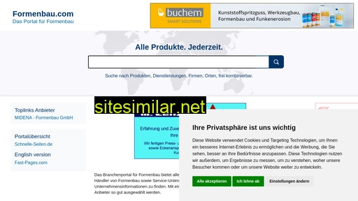 formenbau.com alternative sites