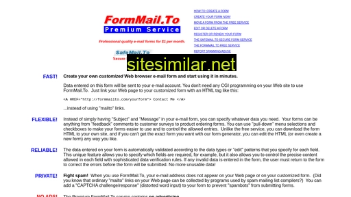 Formmailto similar sites