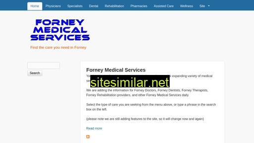 forneymedicalservices.com alternative sites