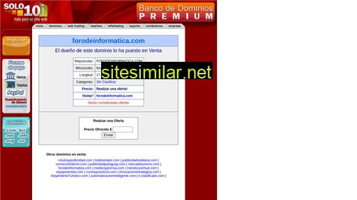 Forodeinformatica similar sites