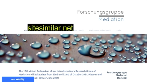 Forschungsgruppe-mediation similar sites