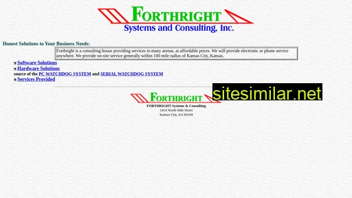 Forthrightsystems similar sites