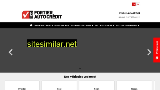fortierautocredit.com alternative sites