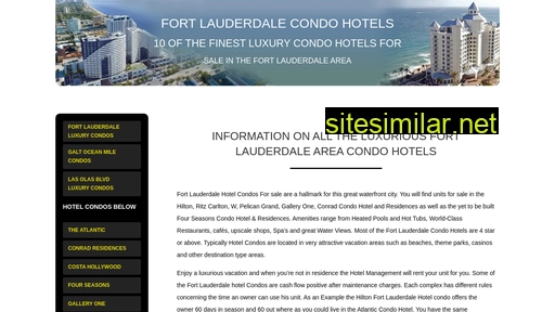 fortlauderdalehotelcondos.com alternative sites