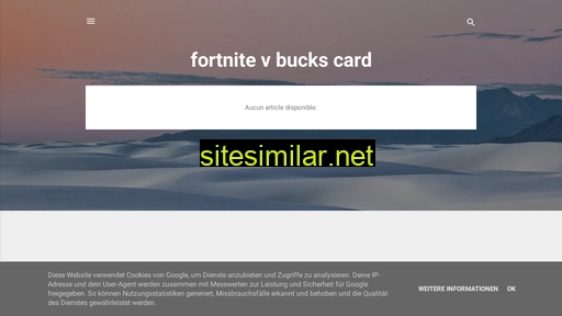 Fortnite-v-bucks-card-2021 similar sites