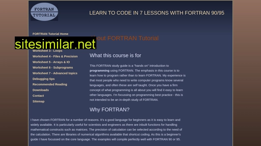 fortrantutorial.com alternative sites