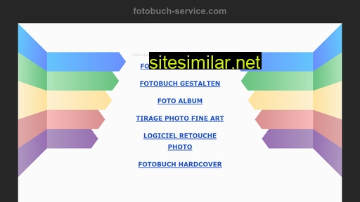 Fotobuch-service similar sites