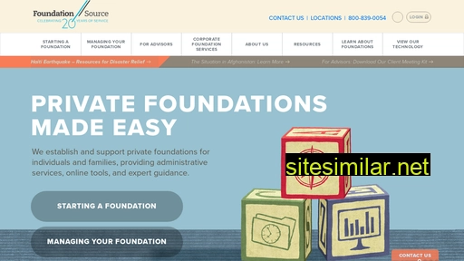 foundationsource.com alternative sites