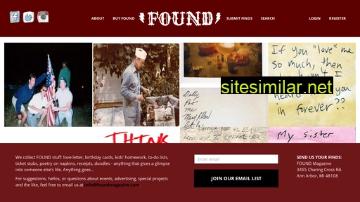 foundmagazine.com alternative sites