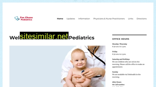 Foxchasepediatrics similar sites