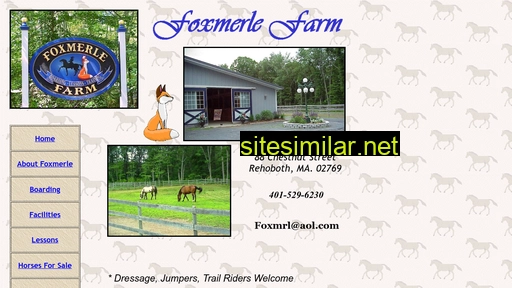 foxmerlefarm.com alternative sites