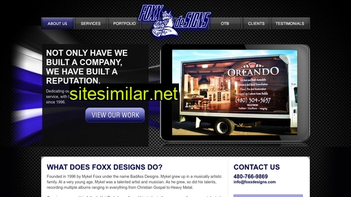 Foxxdesigns similar sites